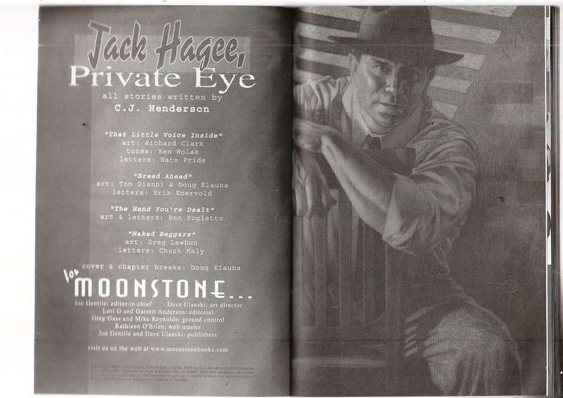 Jack Haggee - Private Eye - Moonstone Comic