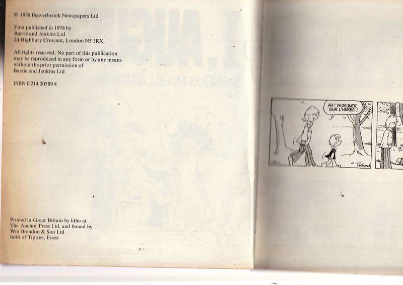 I Augusta - McGill & Poelsma 1978 - Vintage comic