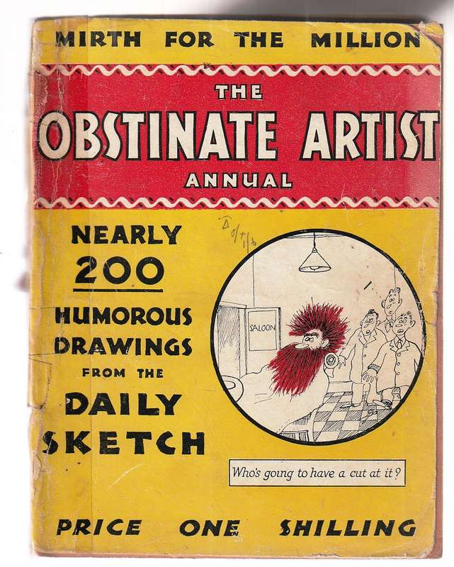 The Obstinate Artist - Cartoons (The name inside quotes the comic age of 1933)