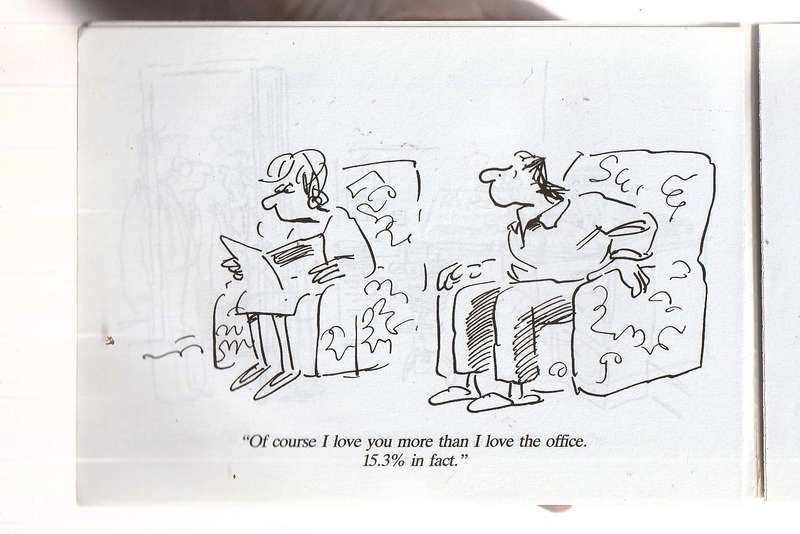 The Crazy world of the Office - Cartoons by Bill Stott 1993