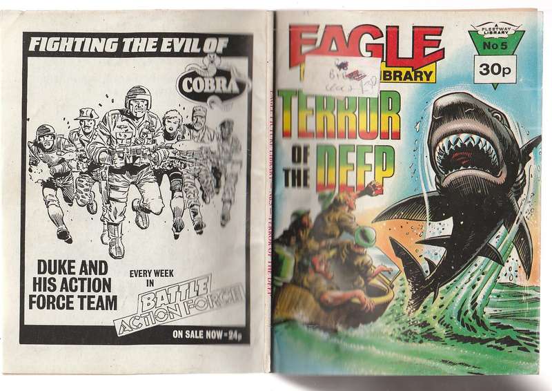 Eagle Library 5 comic - Terror from the Deep