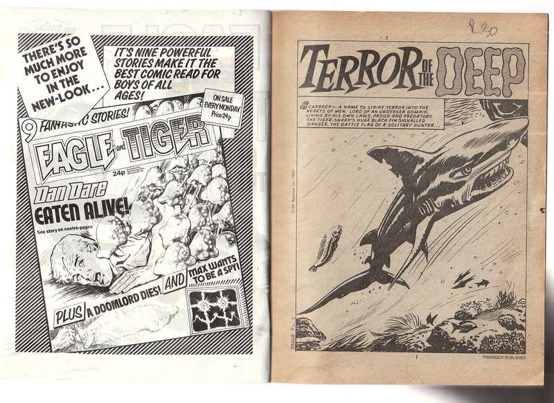 Eagle Library 5 comic - Terror from the Deep