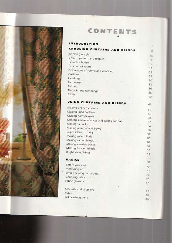 Choosing and using Cutains & Blinds - Carole Whittaker