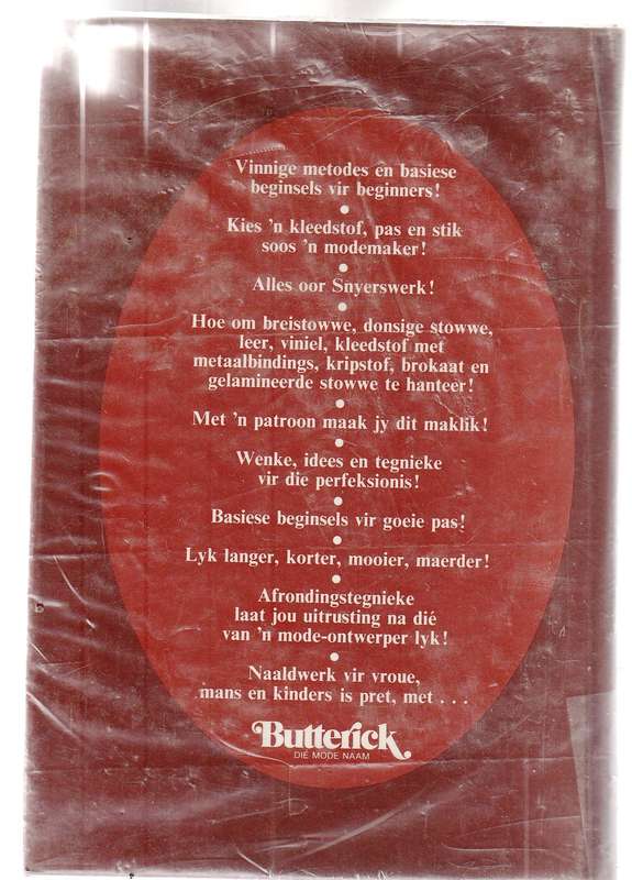 Die Butterick Naaldwerkboek - Patrica Perry - Gereed knip stik