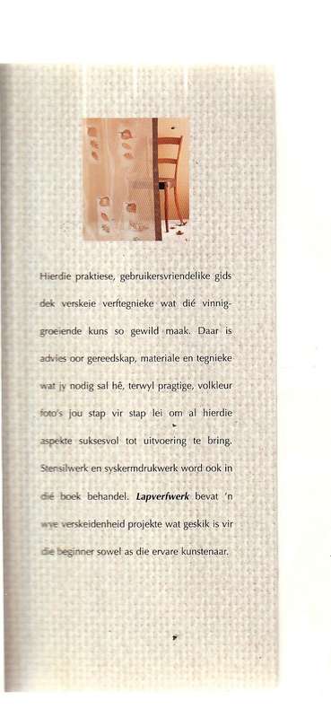 LAP verfwerk - Odendaal & Pretorius - tegniek - stensilwerk - syskermdrukwerk