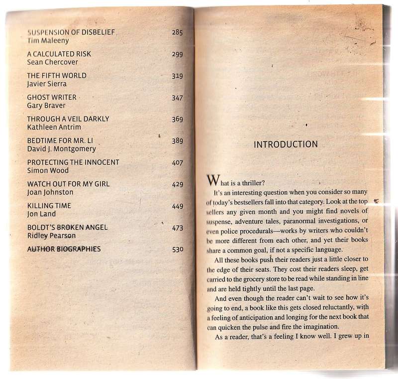 Thriller 2 - Edited by Clive Cussler - Stories that cut to the bone