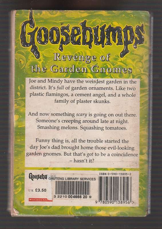 Revenge of the Garden Gnomes - RL Stine - Goosebumps no 34