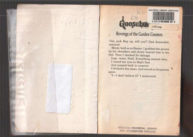 Revenge of the Garden Gnomes - RL Stine - Goosebumps no 34