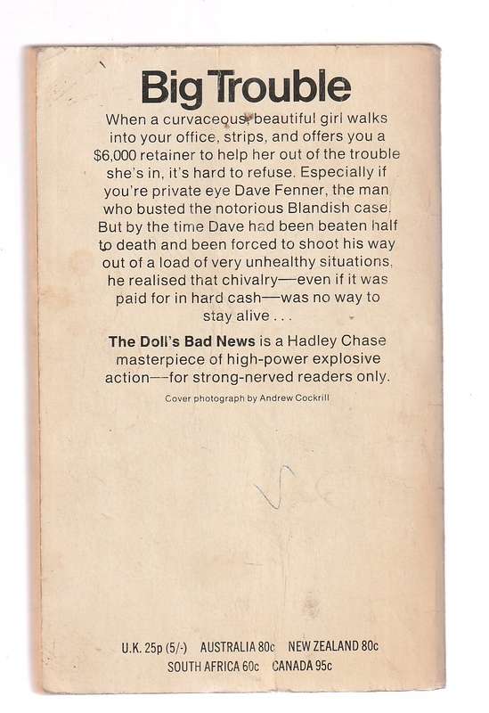 The Doll's bad news - James Hadley Chase crime thriller