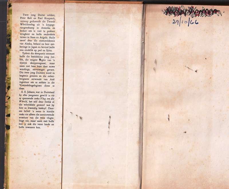 Vlug om die Wereld - AE Johann Boeke 1 2 en 3 (Wolwe in sneeu - Bedelaars Japan - Soldate oerwoud)