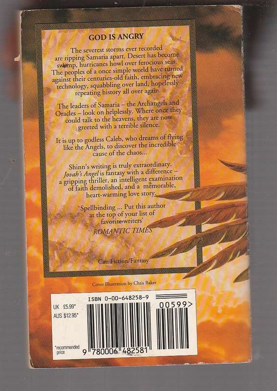 Jovah's Angel - Sharon Shinn - a gripping futuristic thriller testing faith