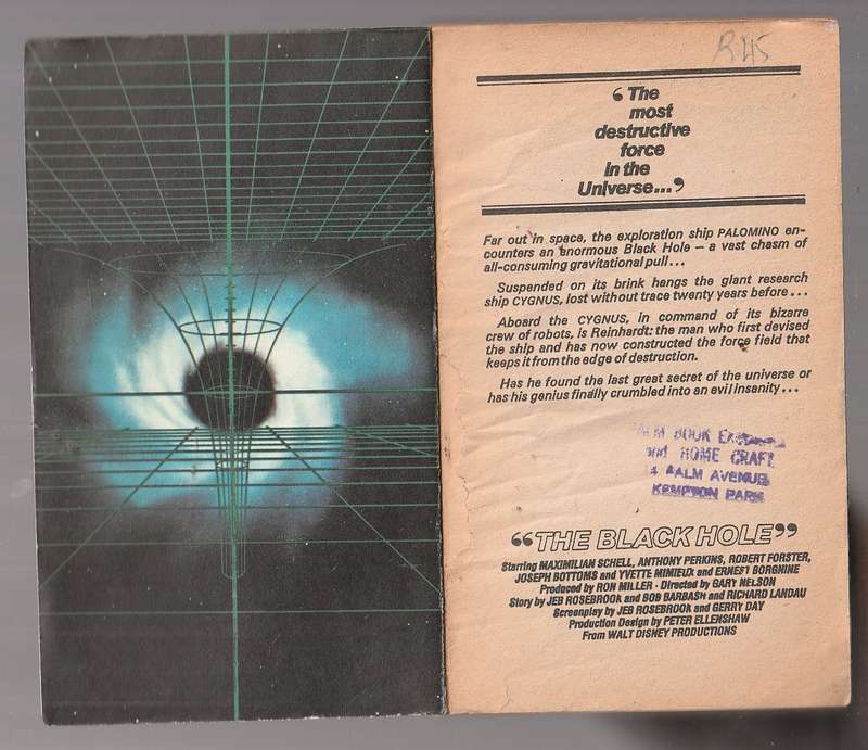 The Black Hole - Allan Dean Foster - You saw the movie - now read the book