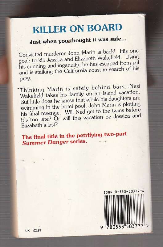 Sweet Valley High - Super Thriller - Killer on Board - Francine Pascal