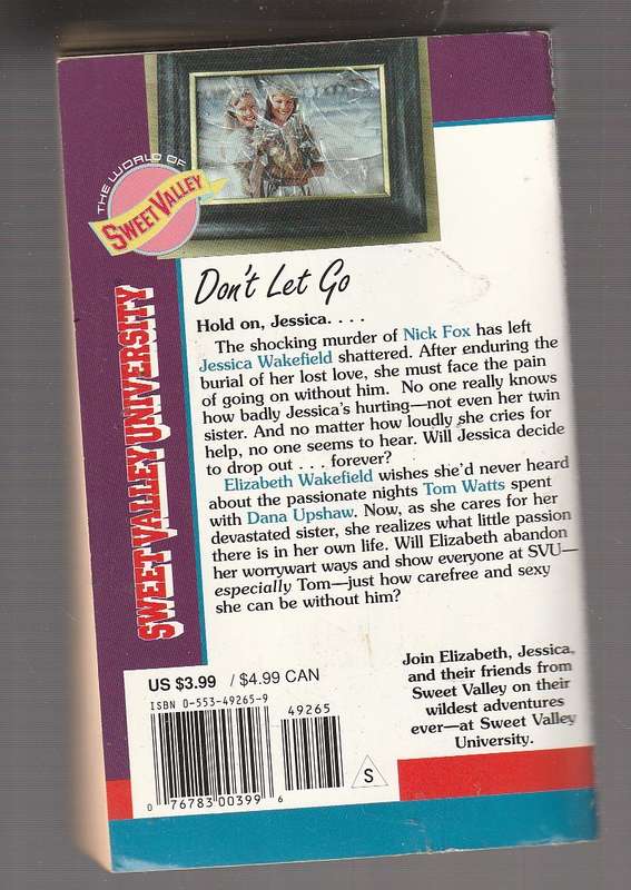 Sweet Valley University 45 - Don't let Go - Francine Pascal