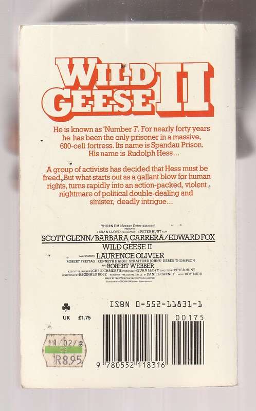 Wild Geese 2 - Daniel Carney - You saw the movie now read the book