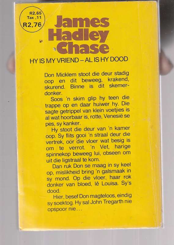 James Hadley Chase - Hy is my vriend al is hy dood (Mission to Venice)