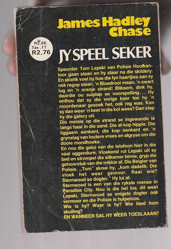 James Hadley Chase - Jy speel seker (You must be kidding)