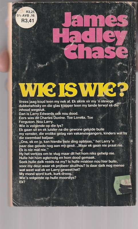 James Hadley Chase - Wie is wie? (You can say that again)