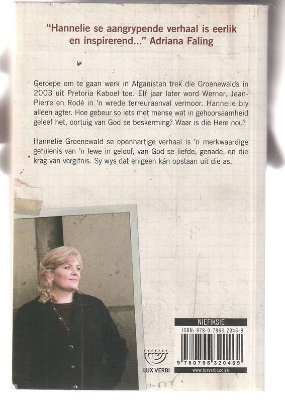 Terreur in Kaboel - Hannelie Groenewald - Haar stryd na haar gesin in Afghanistan uitgewis is