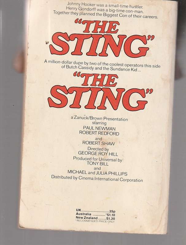 The Sting - Robert Weverka - The con of the century
