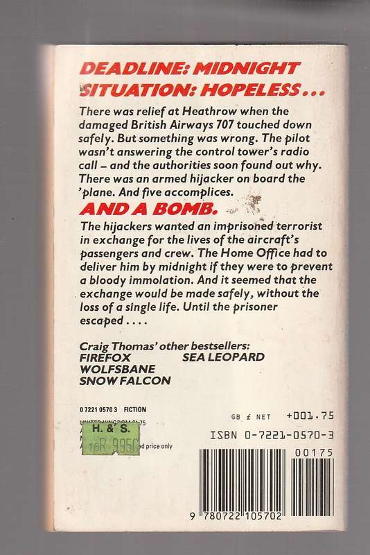 Lot of 4 Craig Thomas Thrillers - See scans for details