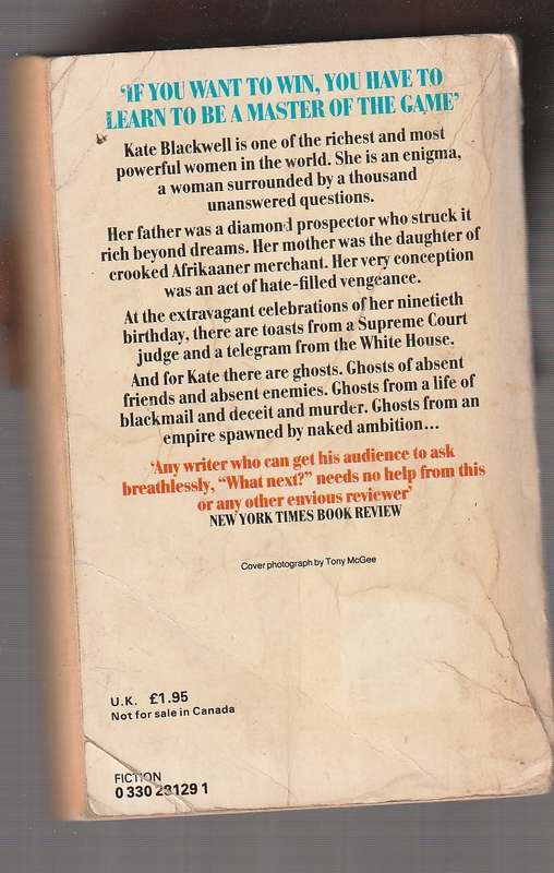 Master of the Game - Sidney Sheldon - For Kate there are just ghost of absent friends and enemies