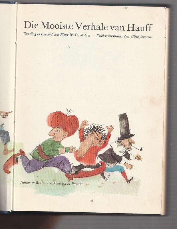 Die Mooiste verhale van Hauff - vertaal deur Pieter W Grobbelaar