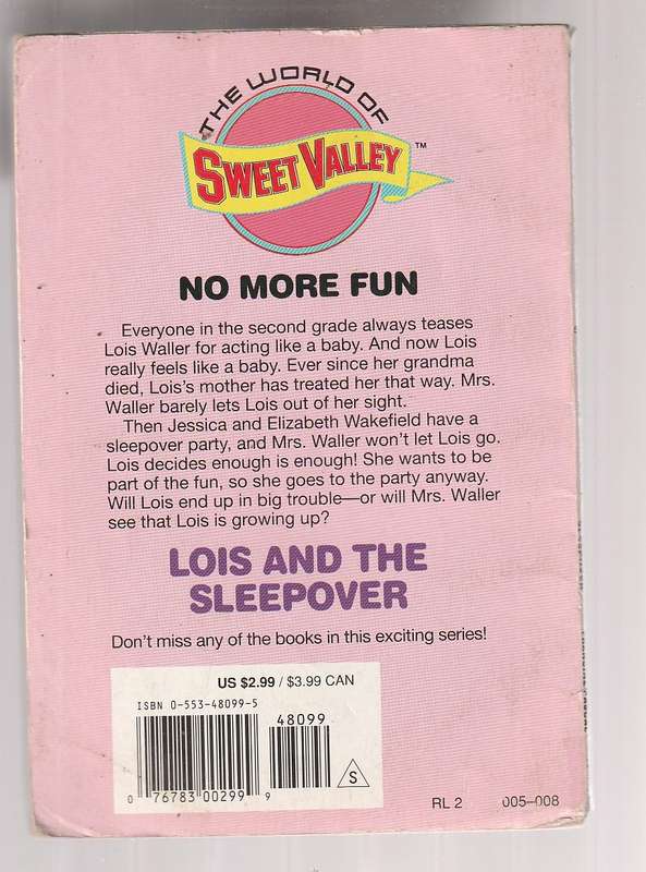 Sweet Valley Kids - Francine Pascal - no 51 - Lois and the sleepover