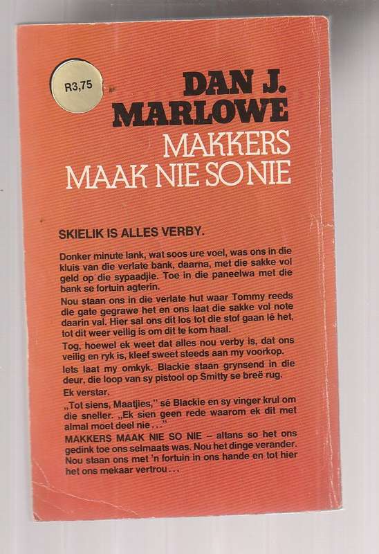 Makkers maak nie so nie - Dan J Marlowe - FOUR FOR THE MONEY - vertaling
