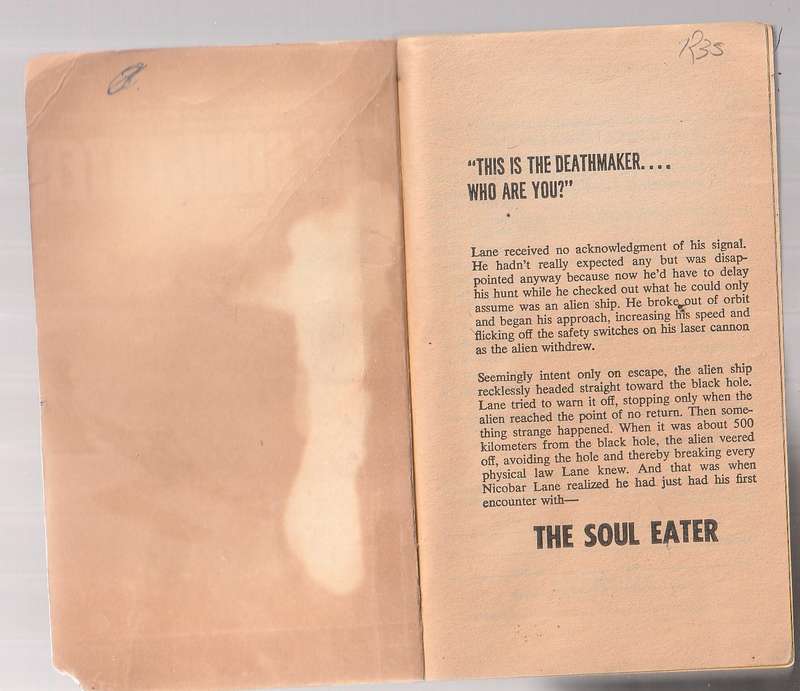 The Soul Eater - Mike Resnick - Lane is a hunter - he is hunting the Soul Eater - Sci Fi