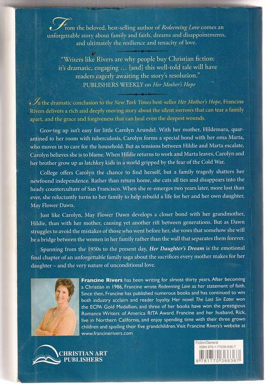 Her Daughters Dream - Francine Rivers - An unforgettable story about family faith and dreams