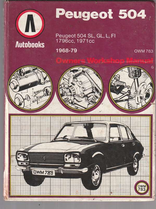 Owners Workshop Manual Peugeot 504 1968-79