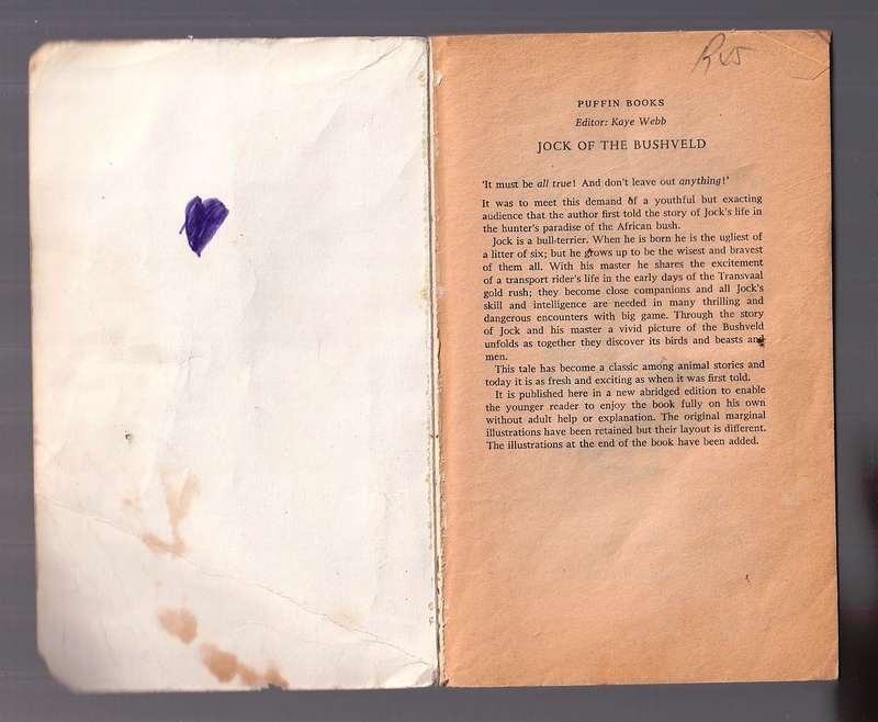 Jock of the Bushveld - Percy Fitzpatrick  - Adventure (Penguin Edition)