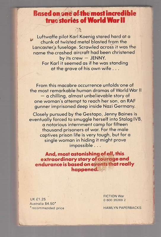 Jenny's War - Jack Stoneley - Can a woman survive alone in a prison camp with 15000 men?