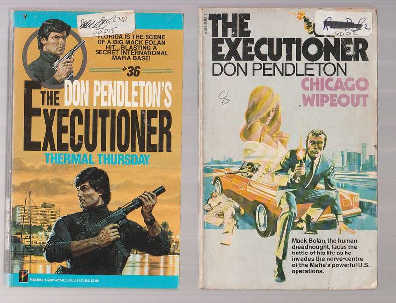 Mack Bolan / Executioner lot of 10 books - See description for Details
