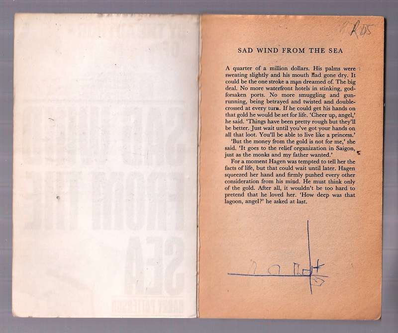 Sad wind from the sea - Harry Patterson - Hagan was lead to a wild treasure hunt by a beauty