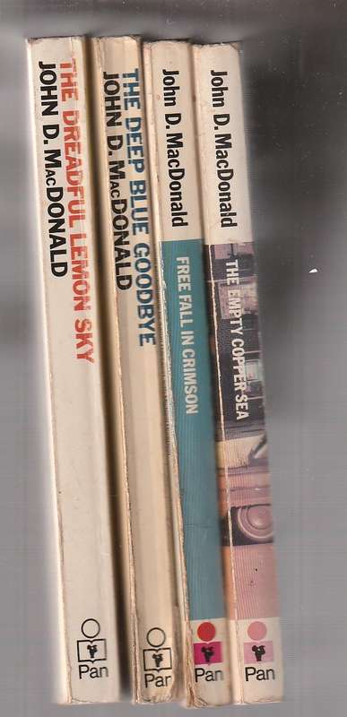 Lot of 4 Travis McGee Crime thrillers by John D McDonald
