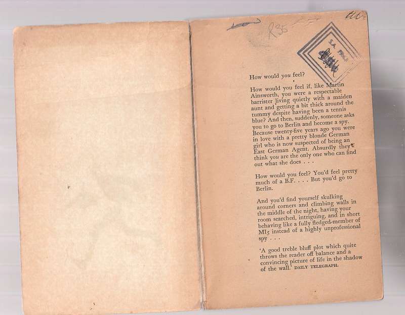 The Unprofessional Spy - Michael Underwood - A barrister got involved in the spy game