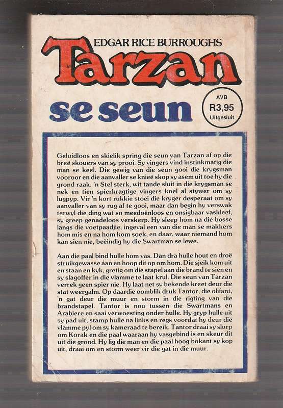 Tarzan se Seun - ER Burroughs - Tarzan nr 4