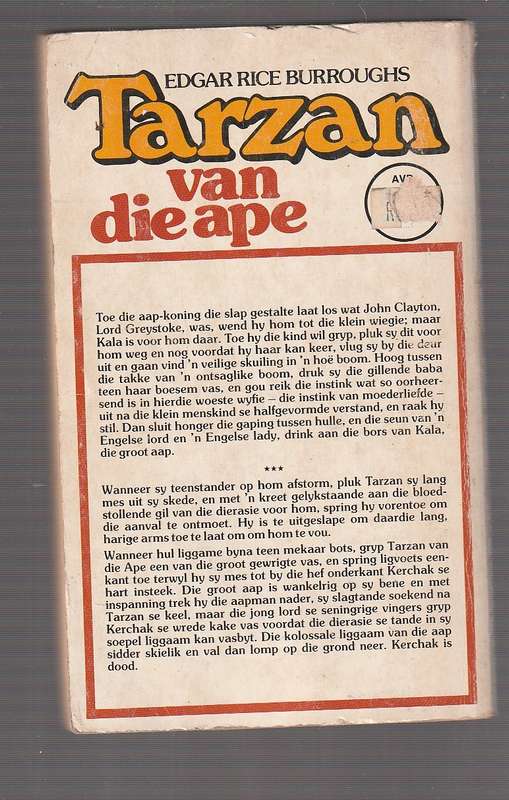 Tarzan van die Ape - ER Burroughs - Nr 1 Tarzan Reeks