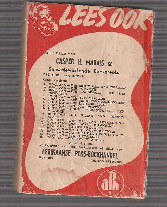 Rooi Jan nr 16 APB 1949 - Die Swart Arend