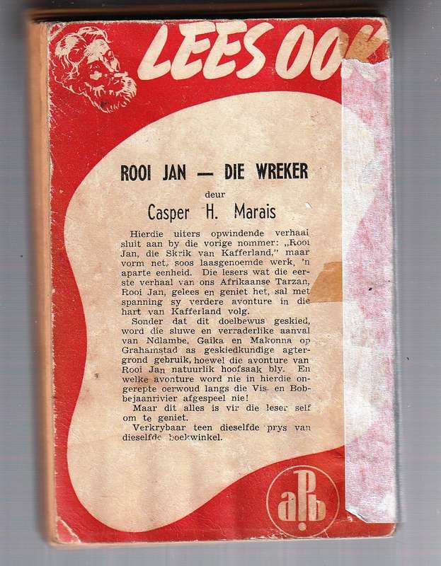 Rooi Jan nr 1 APB 1946 - Die Skrik van Kammaland