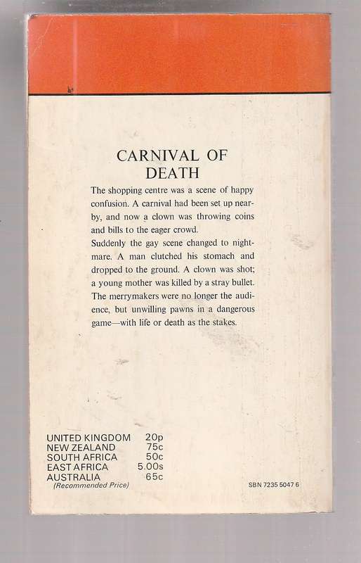 Carnival of Death - Day Keene - a clown was shot and the carnival changed into a nightmare