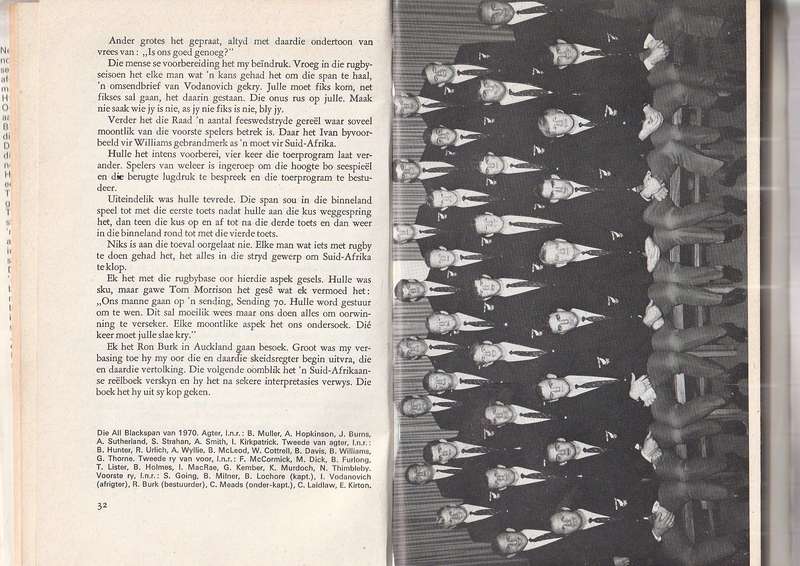 Weer Wereldkampioene - Neil Steyn - Die beroemde 1970 All Black toer na Suid-Afrika