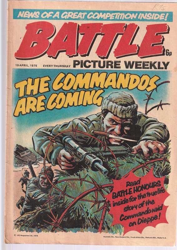 Battle Picture Weekly - 19 April 1975 - Vintage Comic