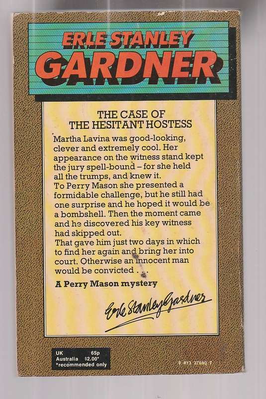 The case of the hesitant hostess - Erle Stanley Gardner - a Perry Mason Mystery