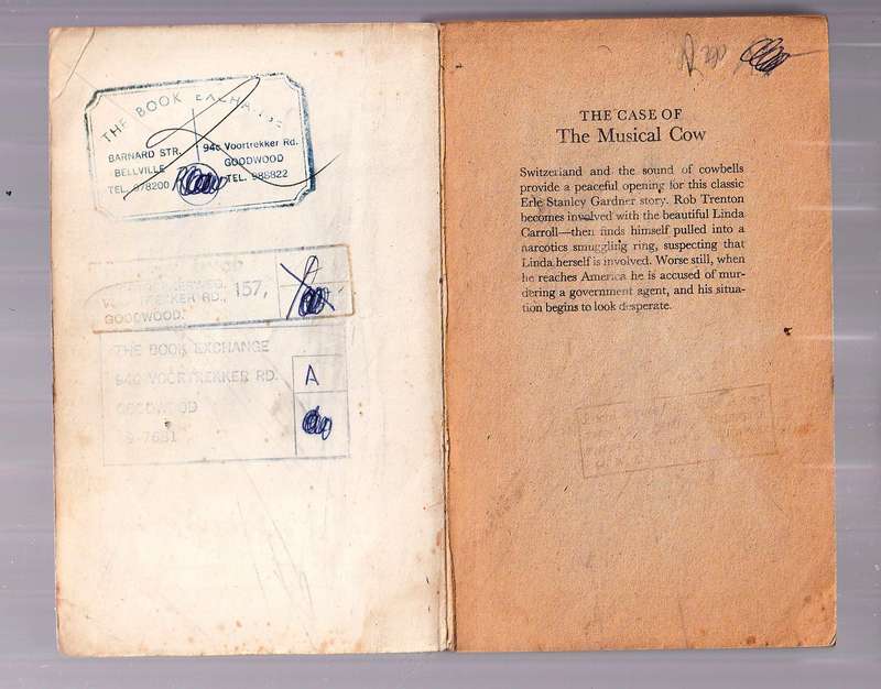 The case of the Musical Cow - Erle Stanley Gardner - He repairs a punchue and discovers $40000