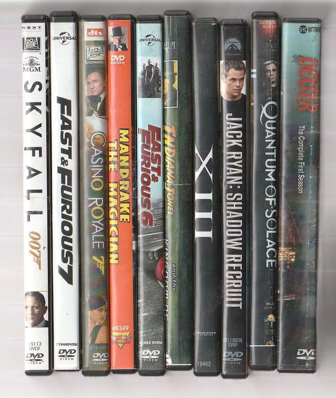 Lot of 10 - Action DVD's - See scans for titles (DVD026)