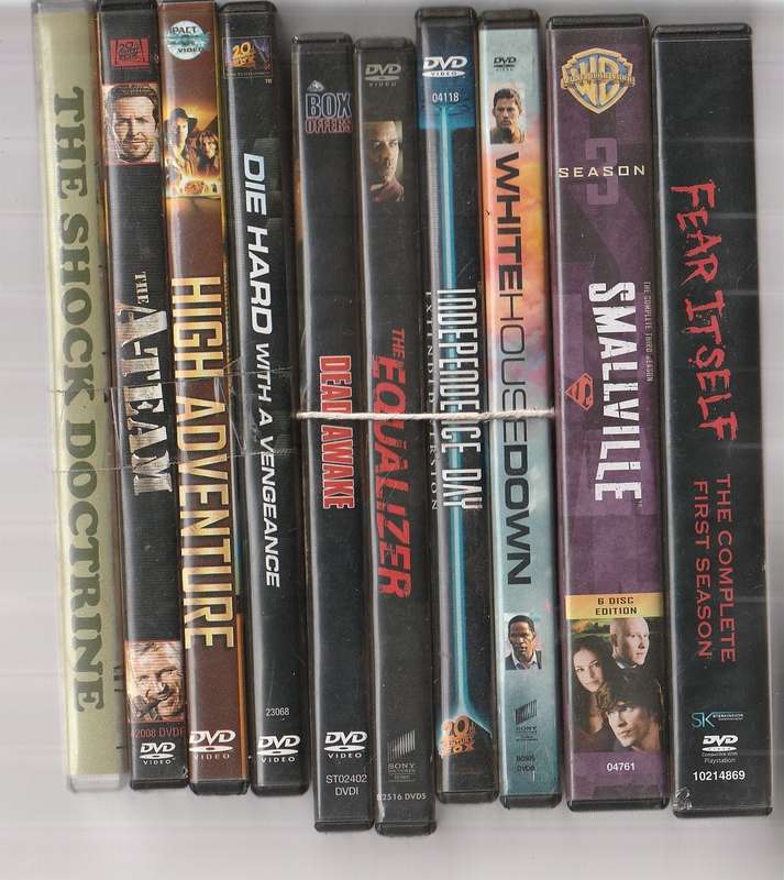 Lot of 10 - Action DVD's - See scans for titles (DVD027)