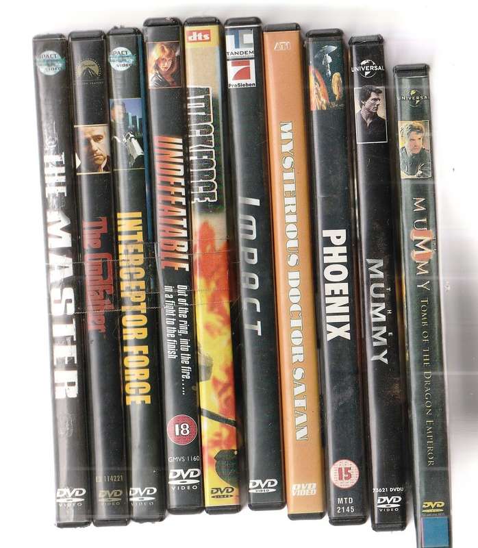 Lot of 10 - Action DVD's - See scans for titles (DVD025)